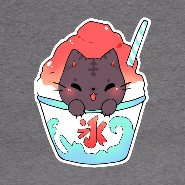 CatKigori - kakigori cat by linkitty